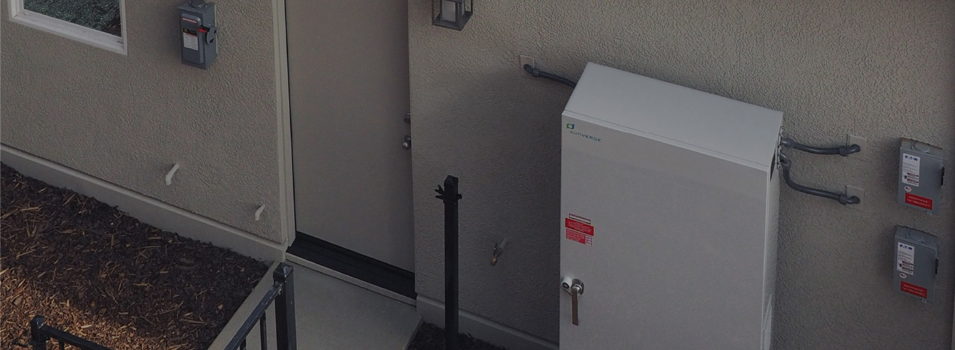 Sunverge battery installation Sunverge电池安装