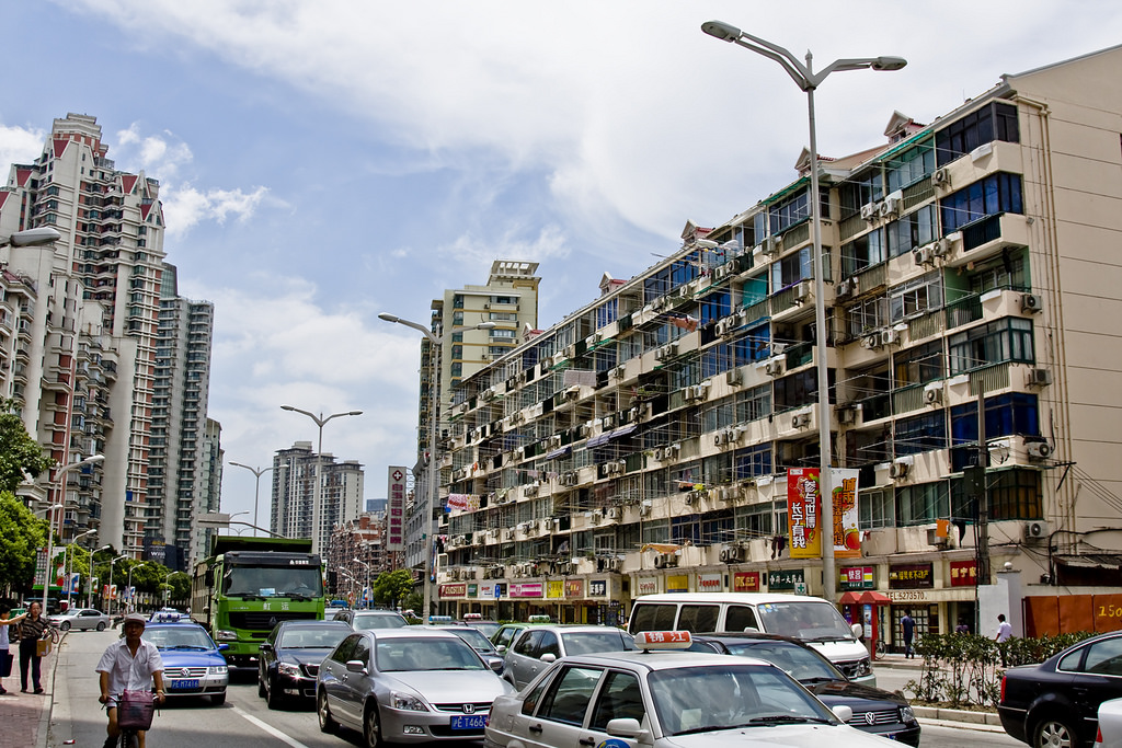 China, green buildings, Changning Road 中国,绿色建筑,长宁路