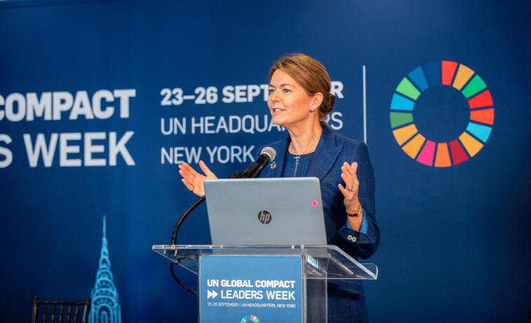 Lise Kingo, CEO of UN Global Compact 莉莎金吾,联合国全球契约的CEO
