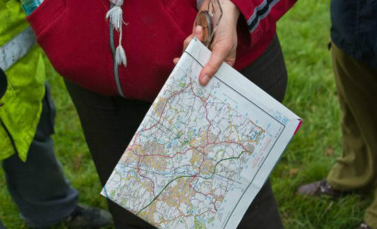 Open cast mine, Derbyshire, England 英国德比郡,露天矿场