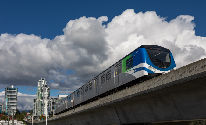 卑诗省温哥华的Translink火车在整个都会区提供快速的公共交通服务好用的买球外围app网站