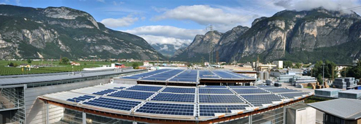 GRUPPO MEZZACORONA PV太阳能电池板装置