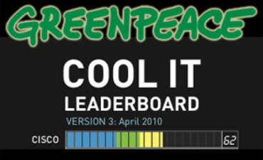 思科负责绿色和平'排名出现图像