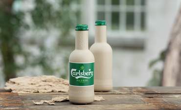 Carlsberg的绿色纤维瓶原型