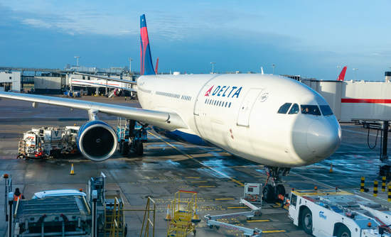 达美航空，飞机，希思罗机场，2020年2月
