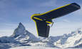 SenseFly eBee无人机在马特宏峰背景下飞行“title=
