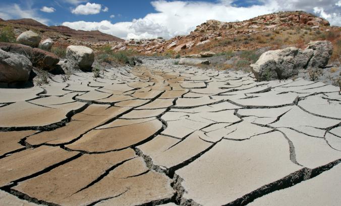 Dry river in Arizona