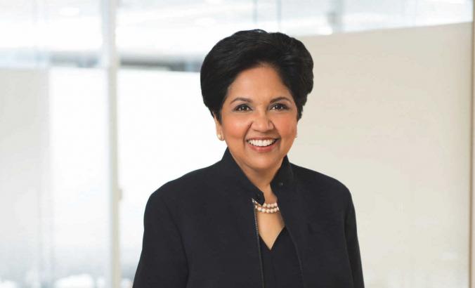 百事可乐的前首席执行官indra nooyi