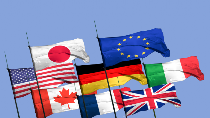 G7国家旗帜